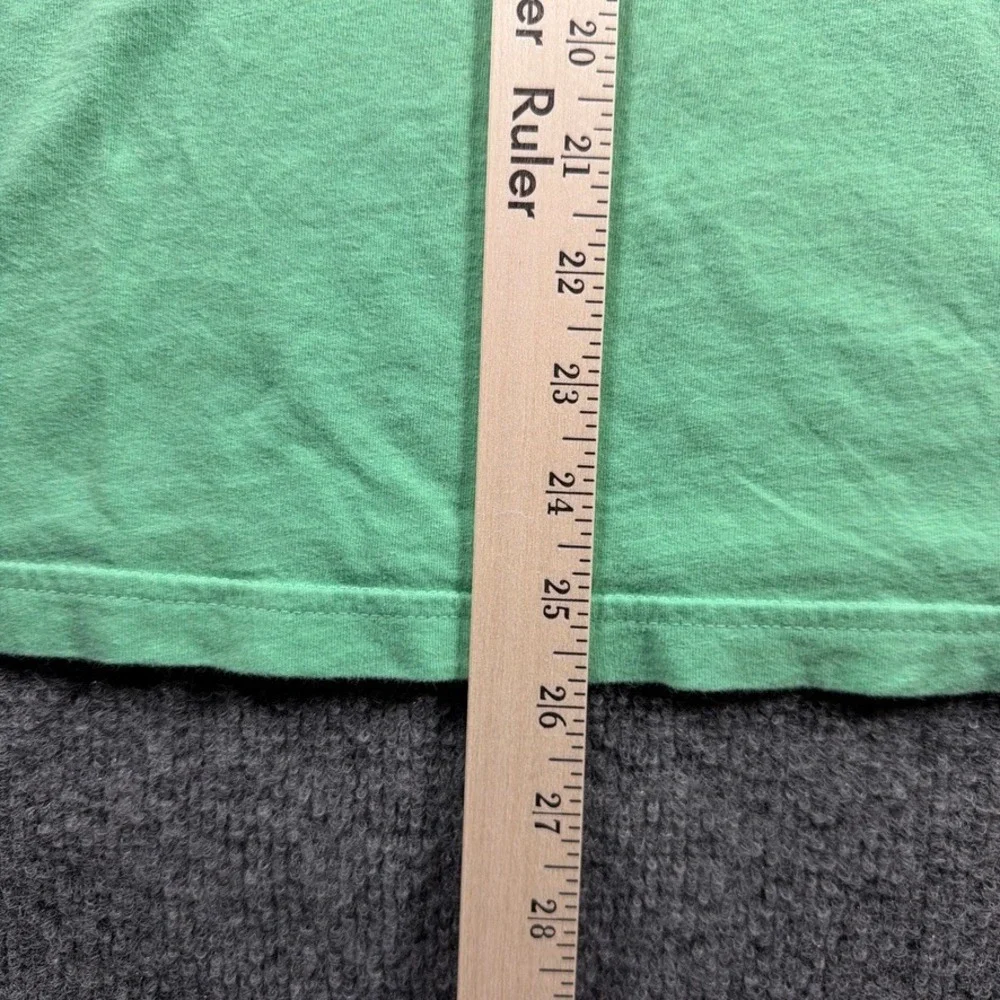 The North Face Long Sleeve Shirt Mens Small Green Logo Graphic Gorpcore